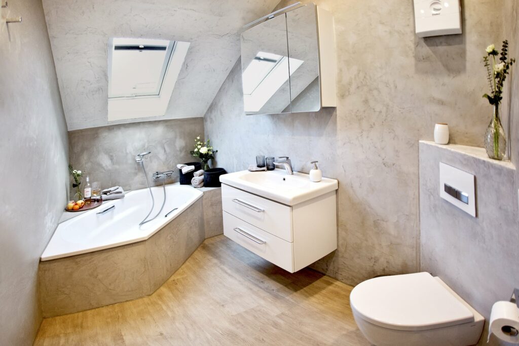 Ferienwohnung Lichtzauber Badezimmer