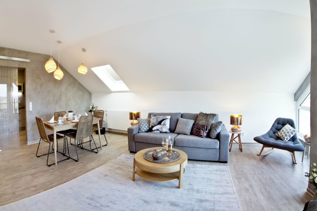Ferienwohnung Lichtzauber Wohnzimmer