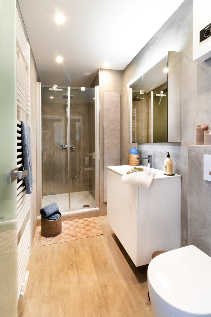 Ferienwohnung Kobaltblau Bad