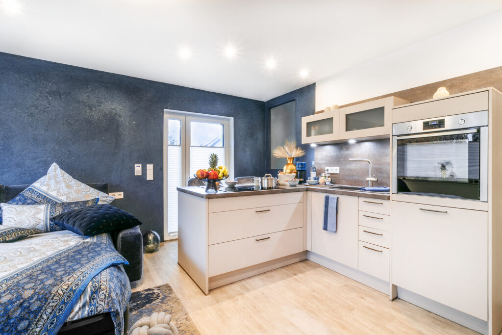 Ferienwohnung Kobaltblau Küche