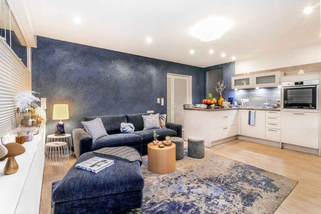 Ferienwohnung Lichtzauber Wohnzimmer